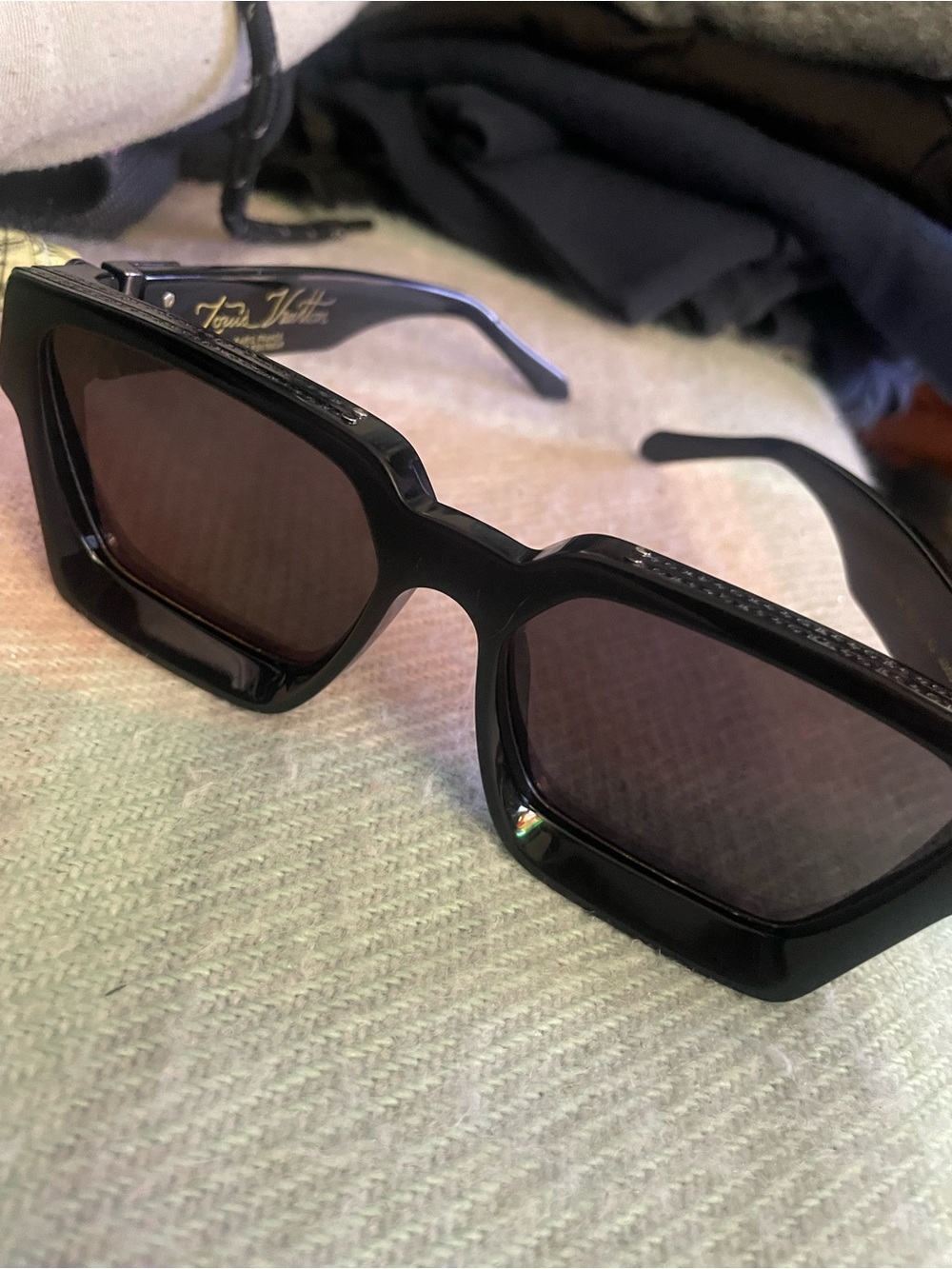Louis Vuitton Black Square Women's Sunglasses